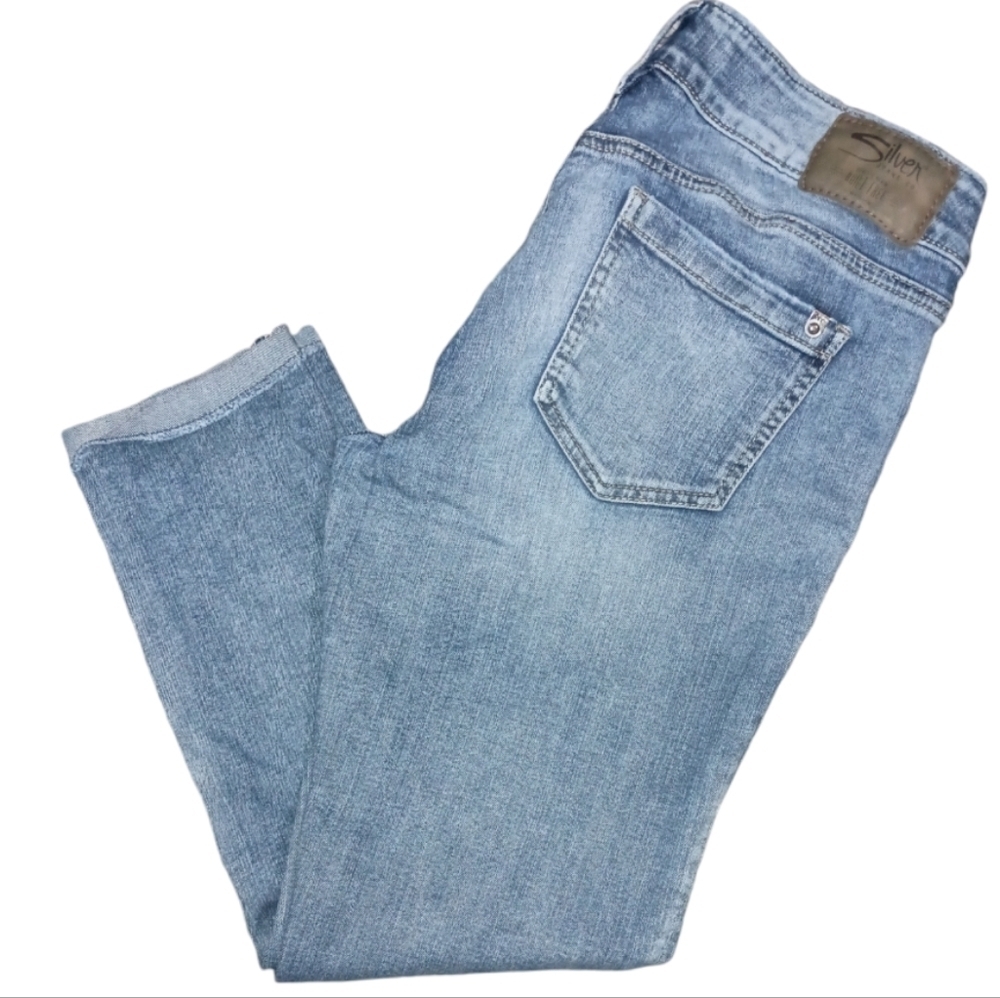 Silver Elyse Skinny Crop Jeans Size 29